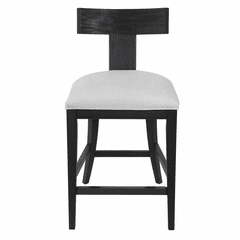 Uttermost Idris Modern Wood Counter Stool - 23664