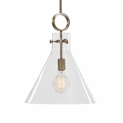 Uttermost Imbuto Funnel Glass 1 Light Pendant - 21548