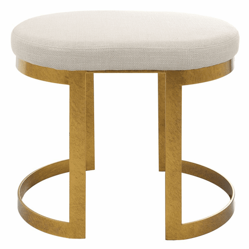 Uttermost Infinity Accent Stool - Gold - 23698