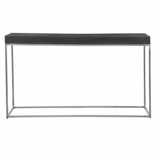 Uttermost Jase Black Concrete Console Table - 24974