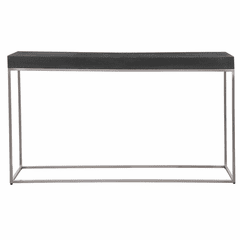 Uttermost Jase Black Concrete Console Table - 24974