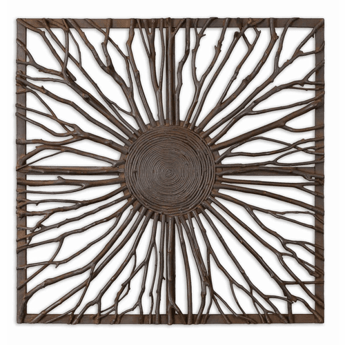 Uttermost Josiah Square Wooden Wall Art - 13777