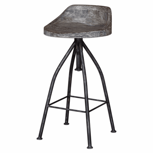 Uttermost Kairu Wooden Bar Stool - 25726