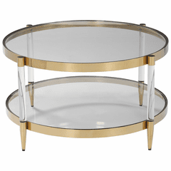 Uttermost Kellen Glass Coffee Table - 24895