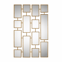 Uttermost Kennon Forged Gold Rectangles Mirror - 09271