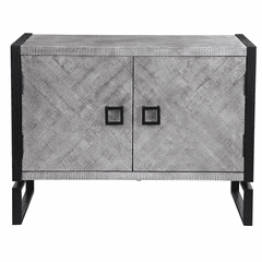 Uttermost Keyes 2 Door Gray Cabinet - 24990