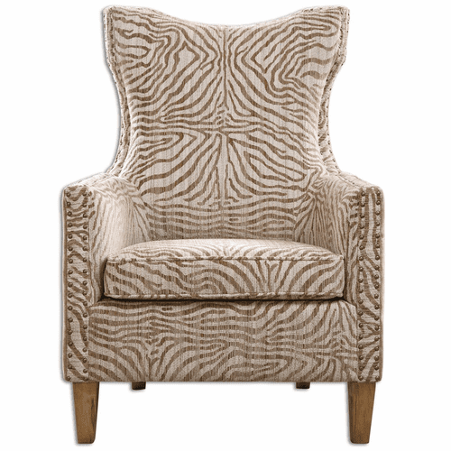 Uttermost Kiango Animal Pattern Armchair - 23208