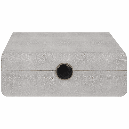 Uttermost Lalique White Shagreen Box - 17995