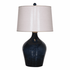 Uttermost Lamone Blue Glass Lamp - 27104 Uttermost Lamone Blue Glass Lamp - 27104