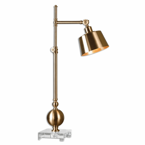 Uttermost Laton Brushed Brass Task Lamp - 29982-1