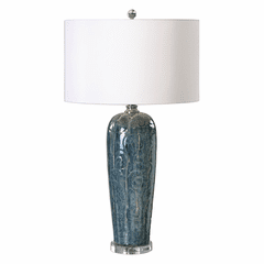 Uttermost Maira Blue Ceramic Table Lamp - 27130-1 Uttermost Maira Blue Ceramic Table Lamp - 27130-1