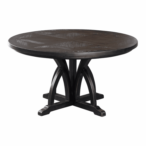 Uttermost Maiva Round Black Dining Table - 25861