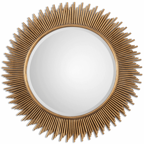 Uttermost Marlo Round Gold Mirror - 08137
