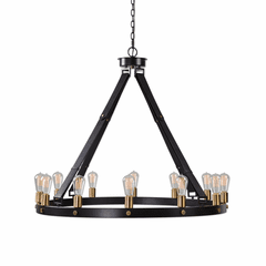 Uttermost Marlow 12-LT Circle Chandelier - 21280