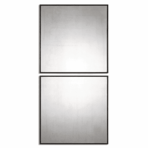 Uttermost Matty Squares Uttermost Matty Antiqued Square Mirrors Set Of 2 - 13932