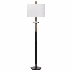 Uttermost Maud Aged Black Floor Lamp - 28196-1 Uttermost Maud Aged Black Floor Lamp - 28196-1