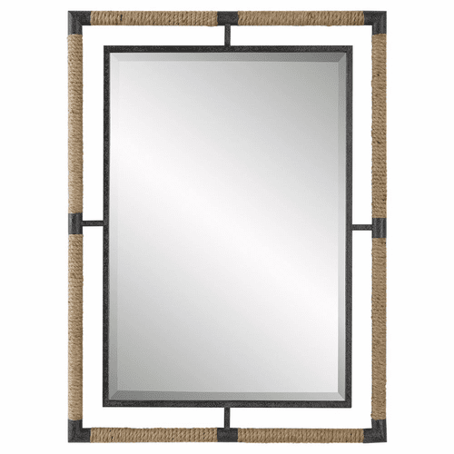 Uttermost Melville Iron & Rope Mirror - 09769