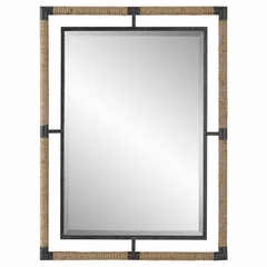 Uttermost Melville Iron & Rope Mirror - 09769