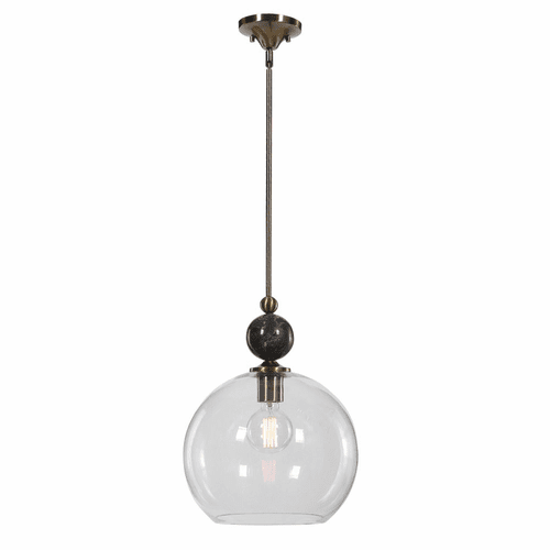 Uttermost Mendota 1 Light Glass Pendant - 22176