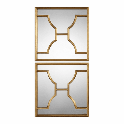 Uttermost Misa Gold Square Mirrors Set Of 2 - 09268