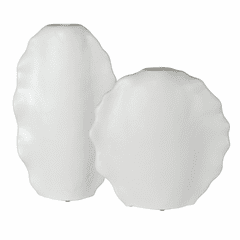 Uttermost Modern Vases Set Of 3 - White - 17963 Uttermost Modern Vases Set Of 3 - White - 17963