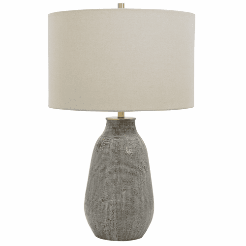 Uttermost Monacan Textured Table Lamp - Gray - 28484-1