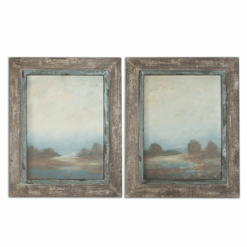 Uttermost Morning Vistas Framed Art Set Of 2 - 51076
