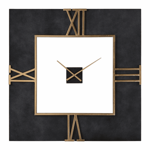 Uttermost Mudita Square Wall Clock - 06448