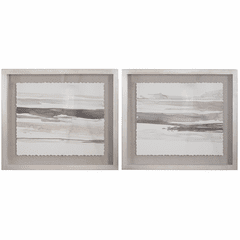 Uttermost Neutral Landscape Framed Prints, Set/2 - 36114 Uttermost Neutral Landscape Framed Prints, Set/2 - 36114