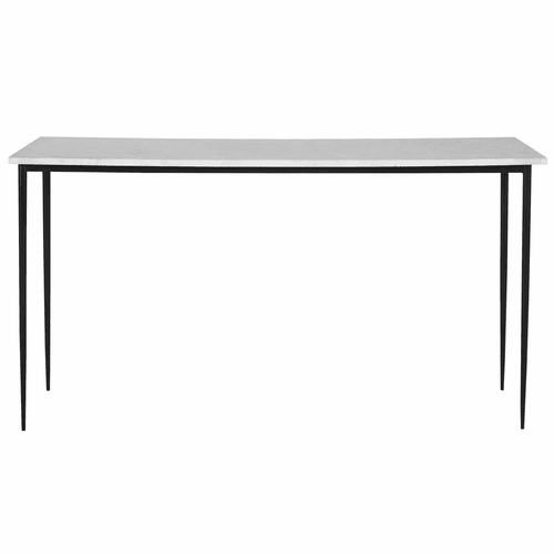 Uttermost Nightfall White Marble Console Table - 25173