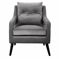 Uttermost O'Brien Gray Armchair - 23583