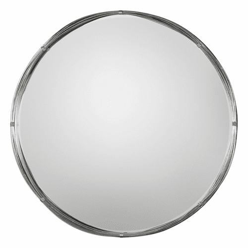 Uttermost Ohmer Round Metal Coils Mirror - 09225