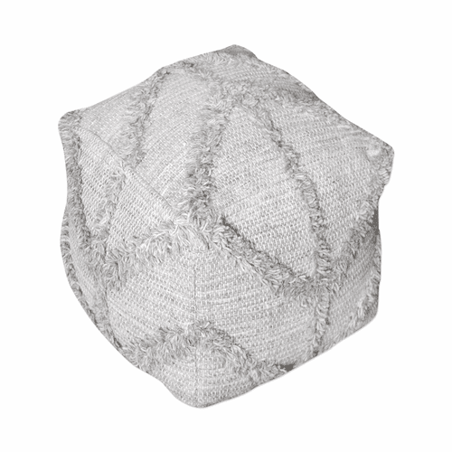 Uttermost Olfen Gray Pouf - 23957