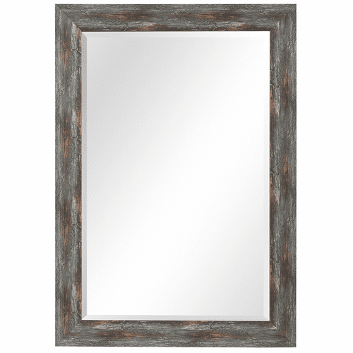Uttermost Owenby Rustic Silver & Bronze Mirror - 09724