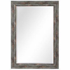 Uttermost Owenby Rustic Silver & Bronze Mirror - 09724