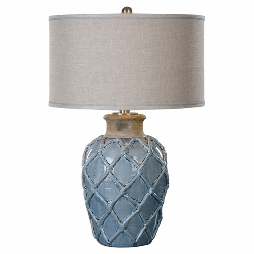 Uttermost Parterre Pale Blue Table Lamp - 27139-1
