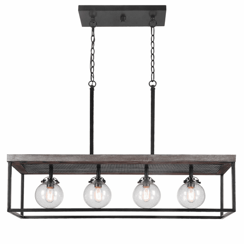 Uttermost Pearsall 4 Light Industrial Island Light - 21330