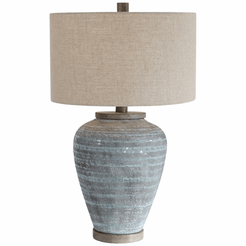 Uttermost Pelia Light Aqua Table Lamp - 26228-1