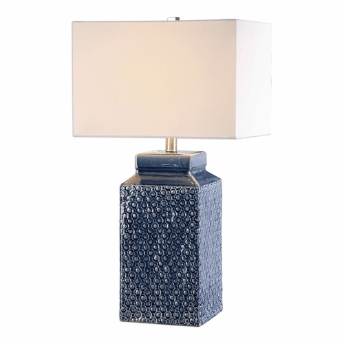 Uttermost Pero Sapphire Blue Lamp - 27229-1