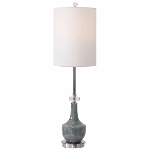 Uttermost Piers Mottled Blue Buffet Lamp - 29698-1
