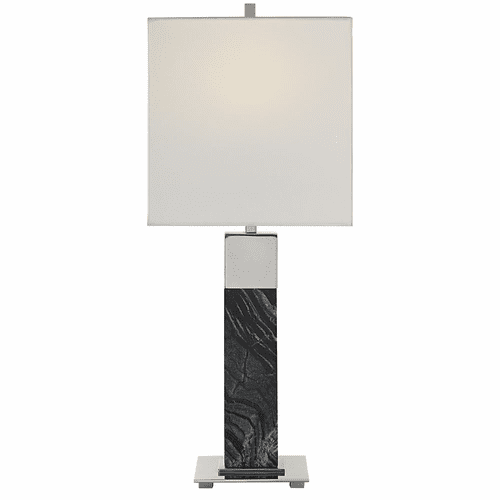 Uttermost Pilaster Marble Table Lamp - Black - 30060-1
