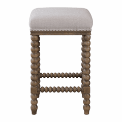 Uttermost Pryce Wooden Counter Stool - 23495