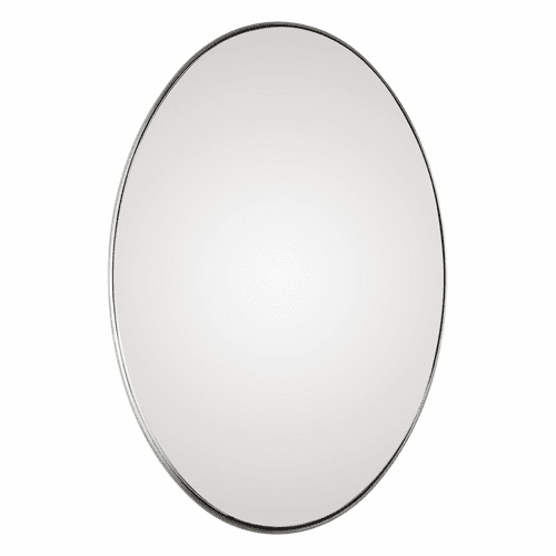 Uttermost Pursley Brushed Nickel Oval Mirror - 09354