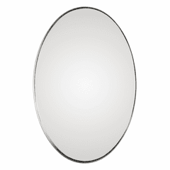 Uttermost Pursley Brushed Nickel Oval Mirror - 09354