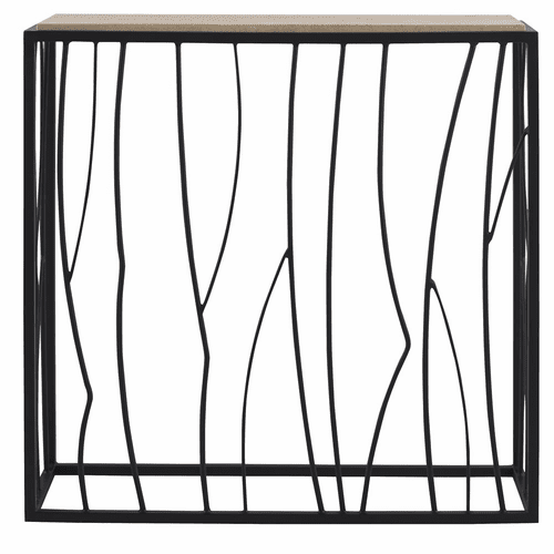 Uttermost Reed Travertine Console Table - 25104