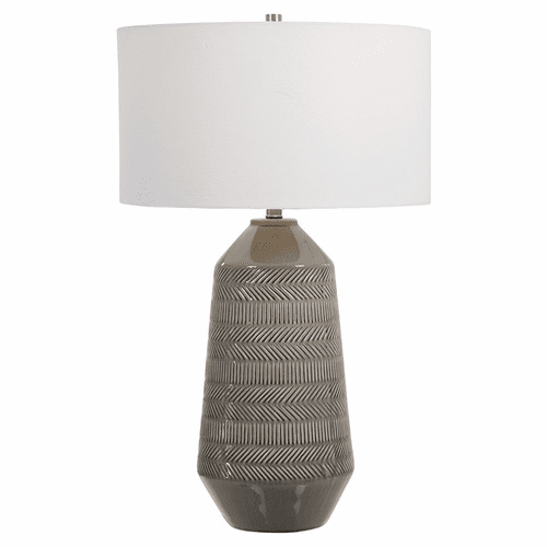 Uttermost Rewind Gray Table Lamp - 28375