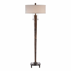 Uttermost Rhett Burnished Oak Floor Lamp - 28119-1