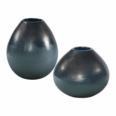 Uttermost Rian Vases (Set Of 2) - Aqua Bronze - 17975 Uttermost Rian Vases (Set Of 2) - Aqua Bronze - 17975