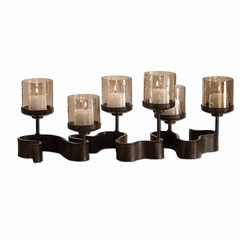 Uttermost Ribbon Metal Candleholders - 19731