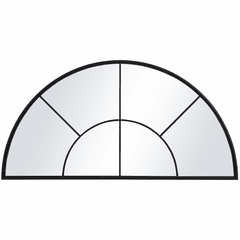 Uttermost Rousseau Iron Window Arch Mirror - 09733